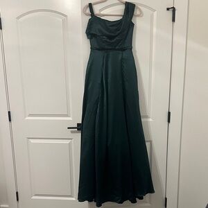 Lulu's Dark Green Maxi Dress